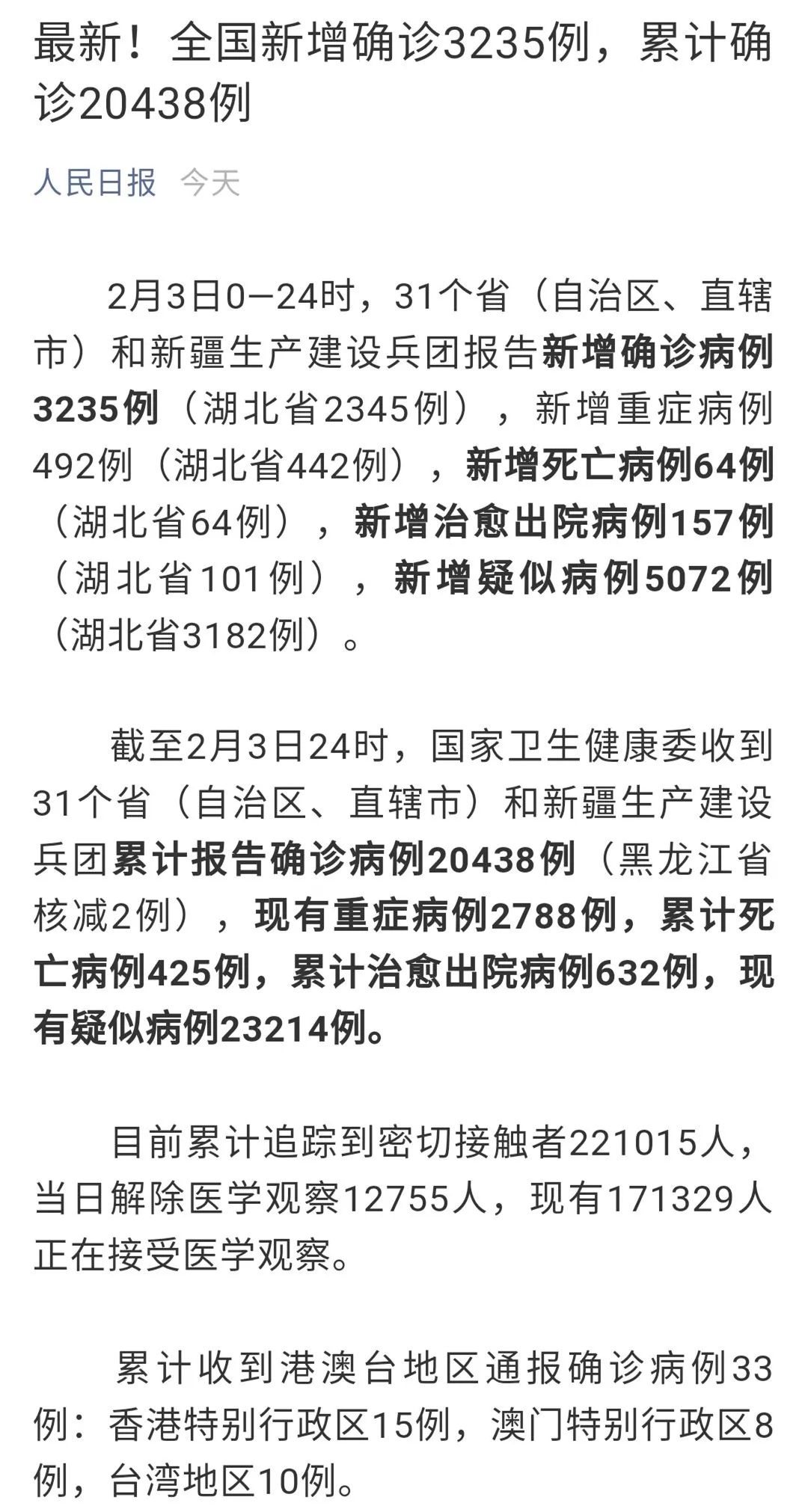疫情全国最新通报更新，最新数据汇总报告